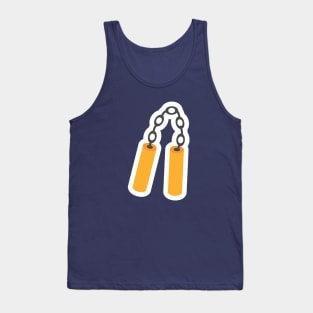 Nunchuks! The weapon of a true martial arts warrior! Tank Top